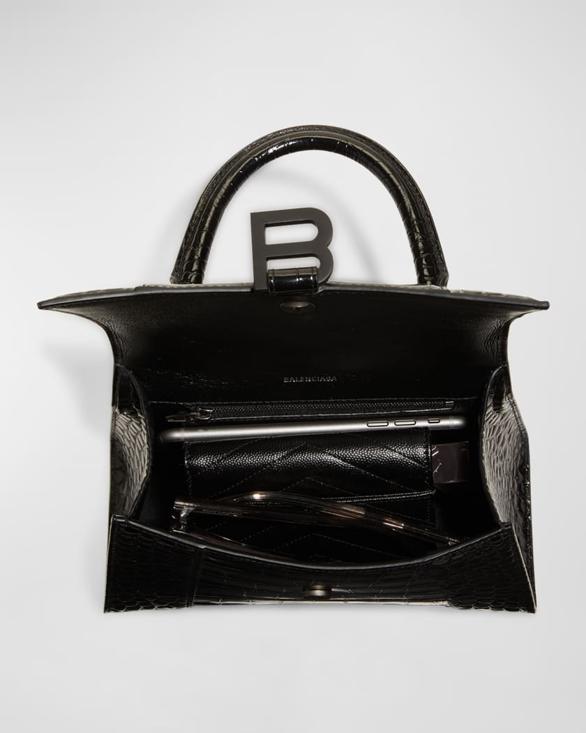 Balenciaga - Hourglass Small printed leather shoulder bag Balenciaga