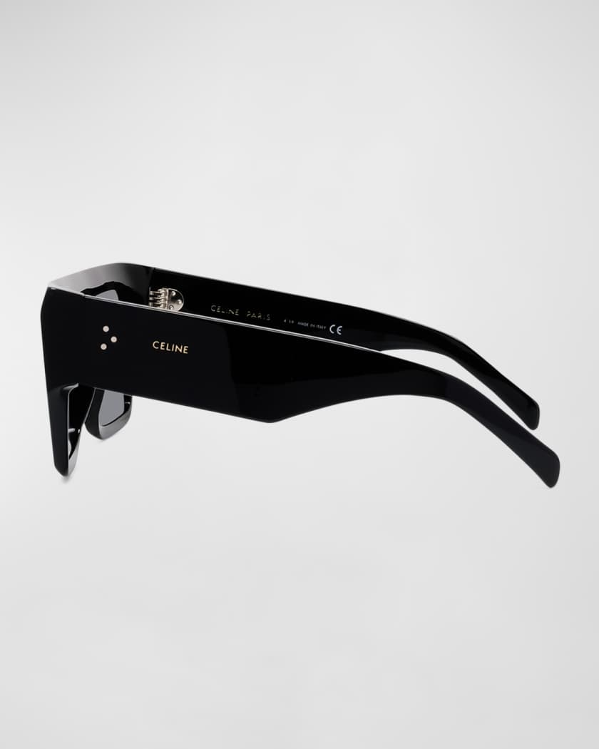 Chunky Rectangle Acetate Sunglasses