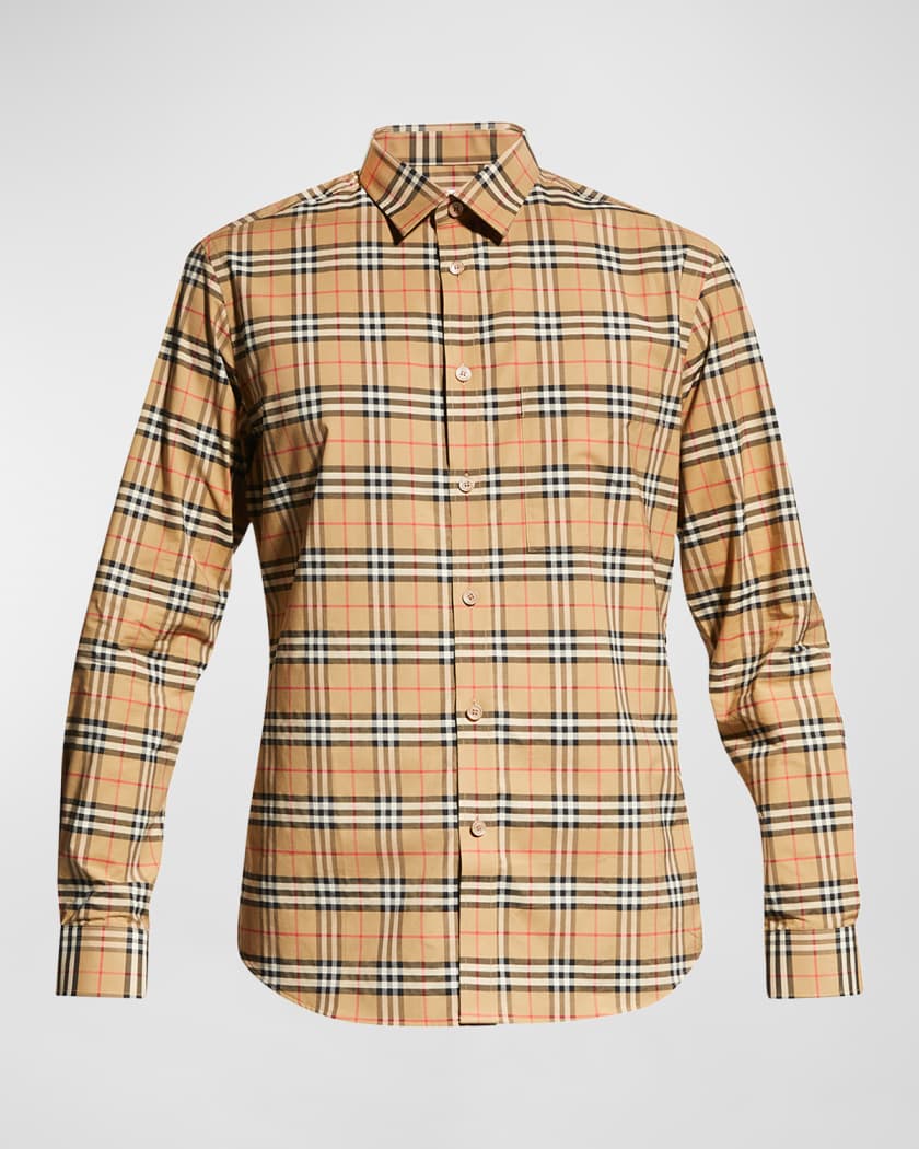 Top 59+ imagen burberry shirt neiman marcus