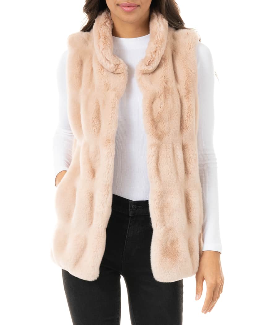 Neiman marcus fur vest