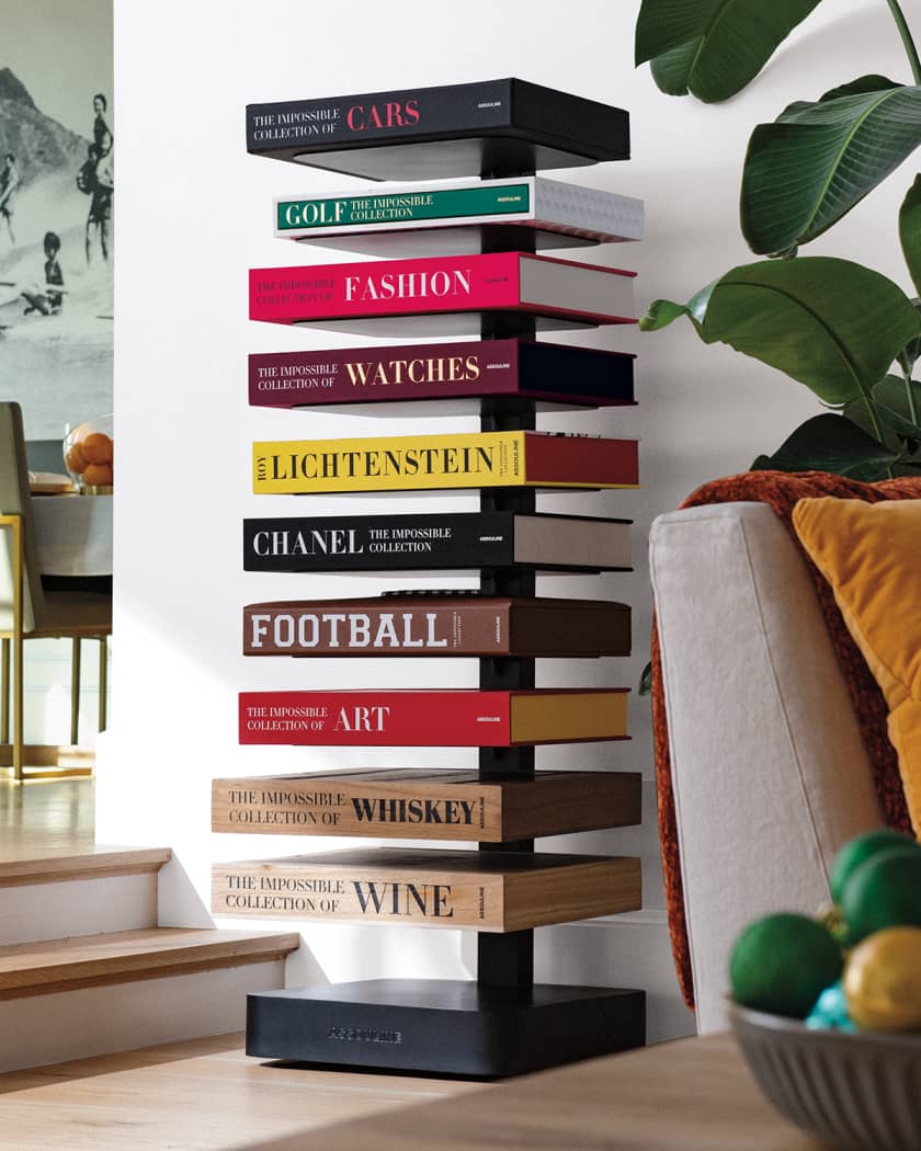 chanel books stacked