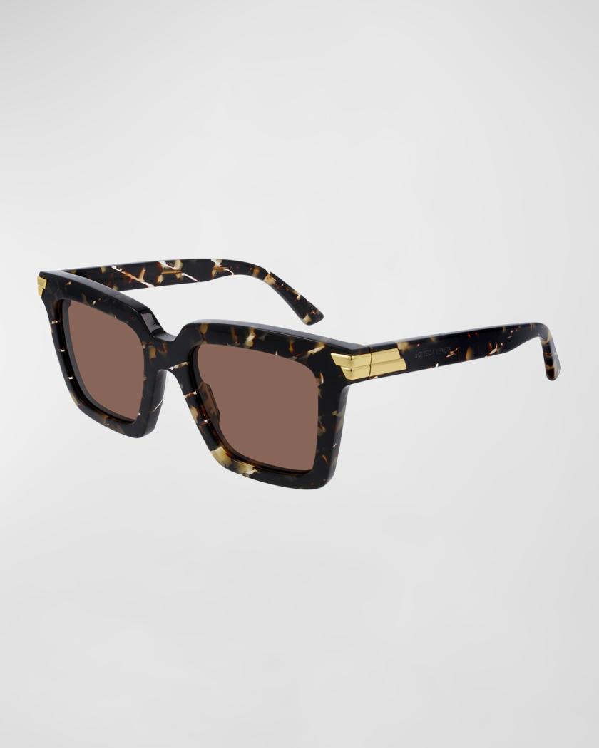 Bottega Veneta Chunky Square Acetate Sunglasses | Neiman Marcus display picture 1