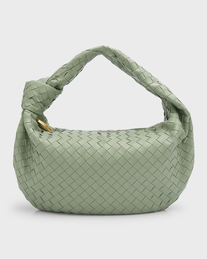 BOTTEGA VENETA, Mini 'Jodie' Intrecciato Leather Bag, GREEN, Women