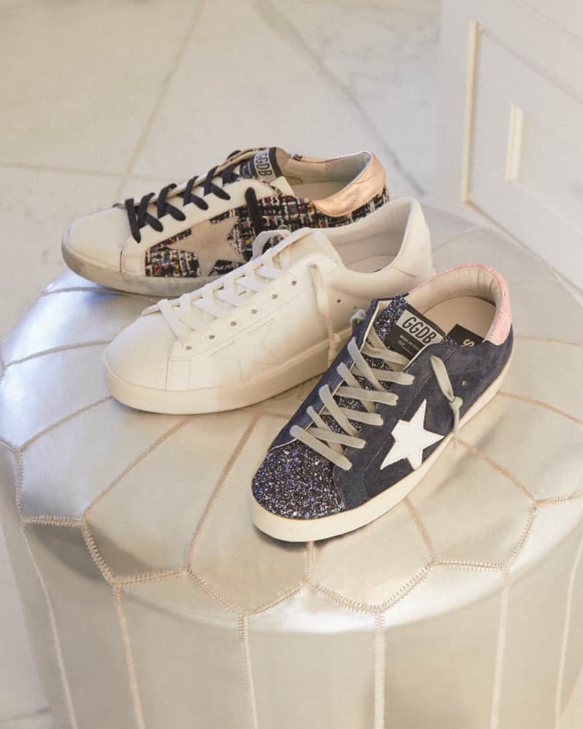 Golden Goose Pure Star Lace-Up Sneakers