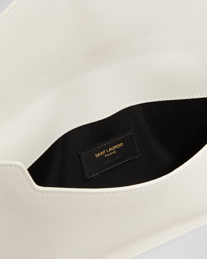 Uptown YSL Pouch in Grained Leather
