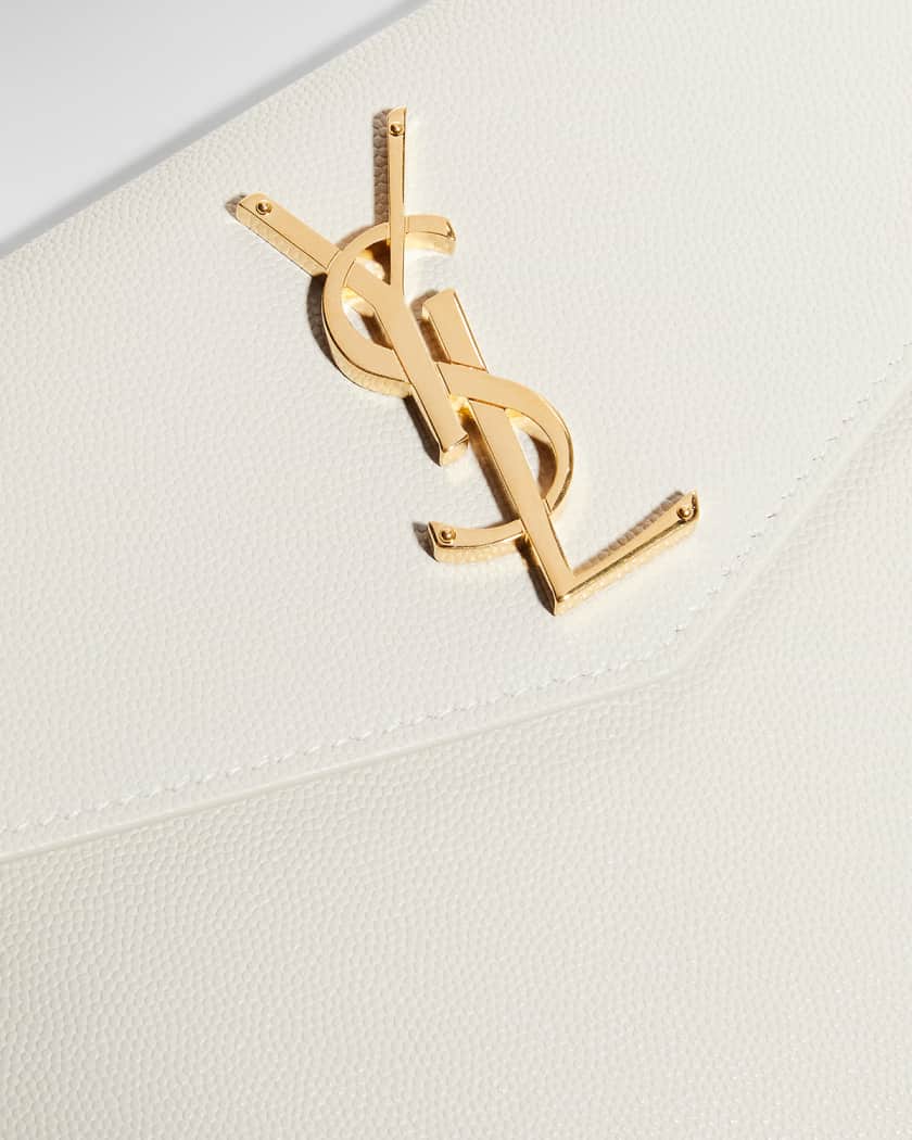 Uptown YSL Pouch in Grained Leather