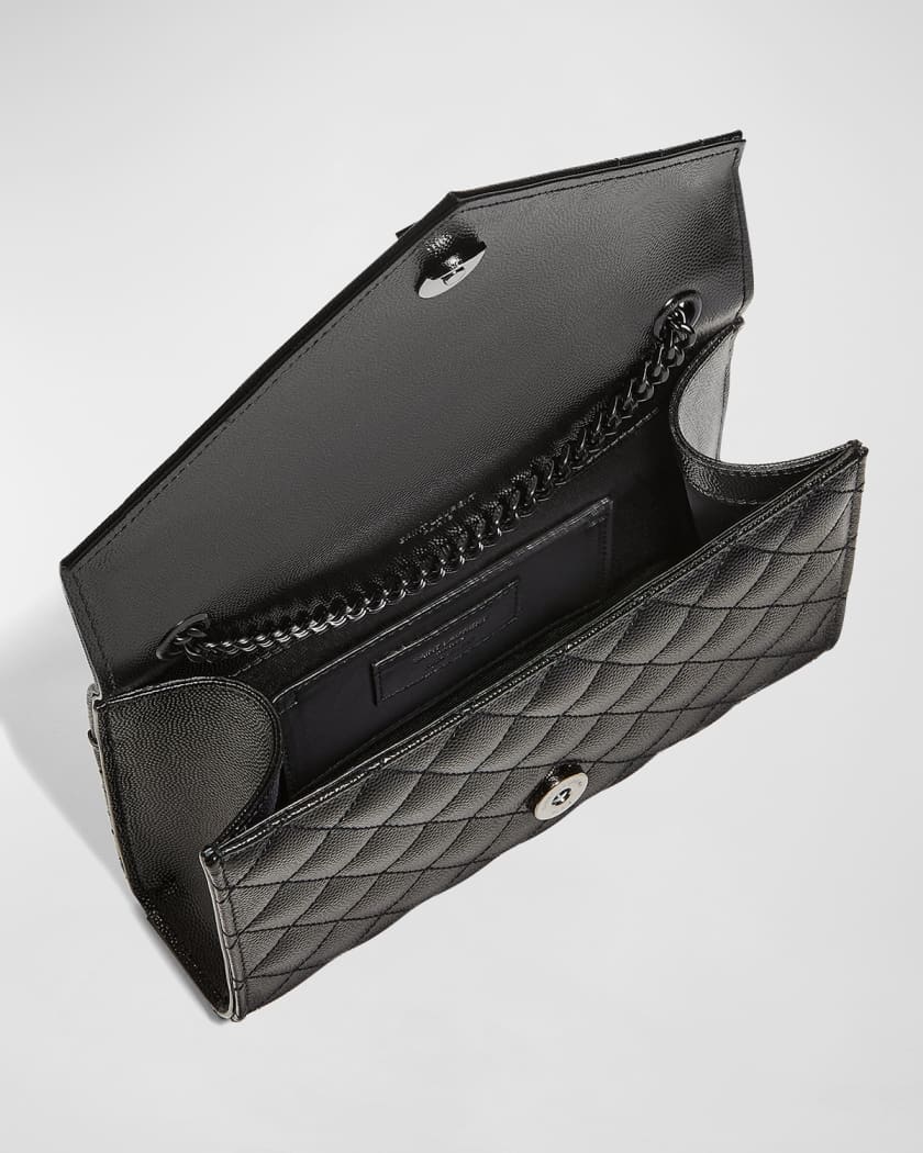 Ysl matte black clutch 2025