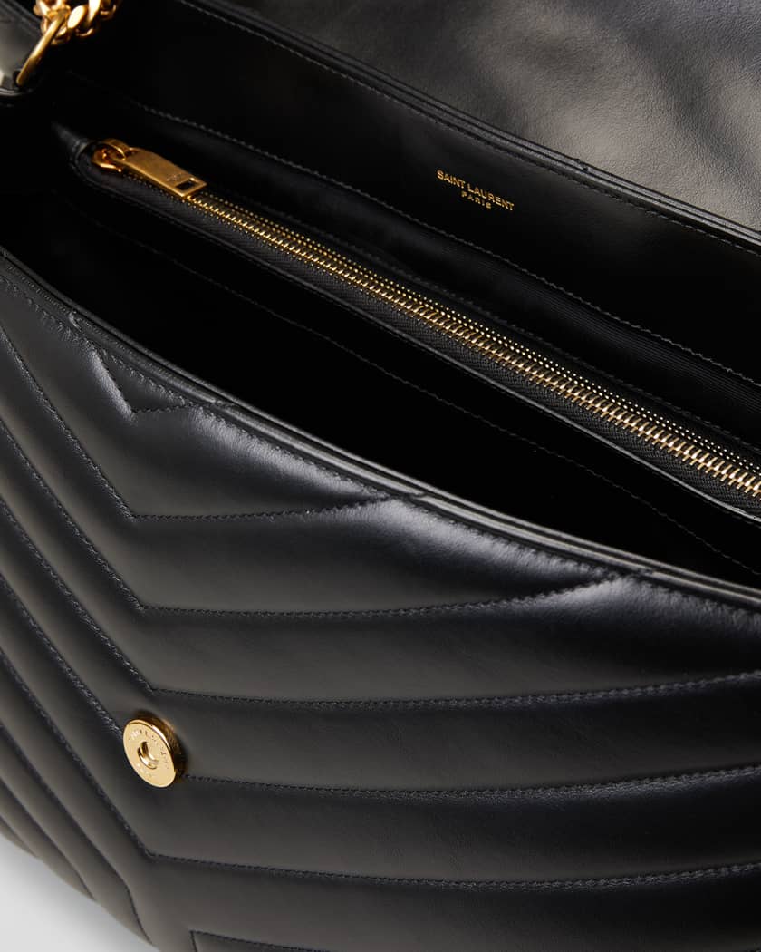 Loulou Large YSL Shoulder Bag in Quilted Leather