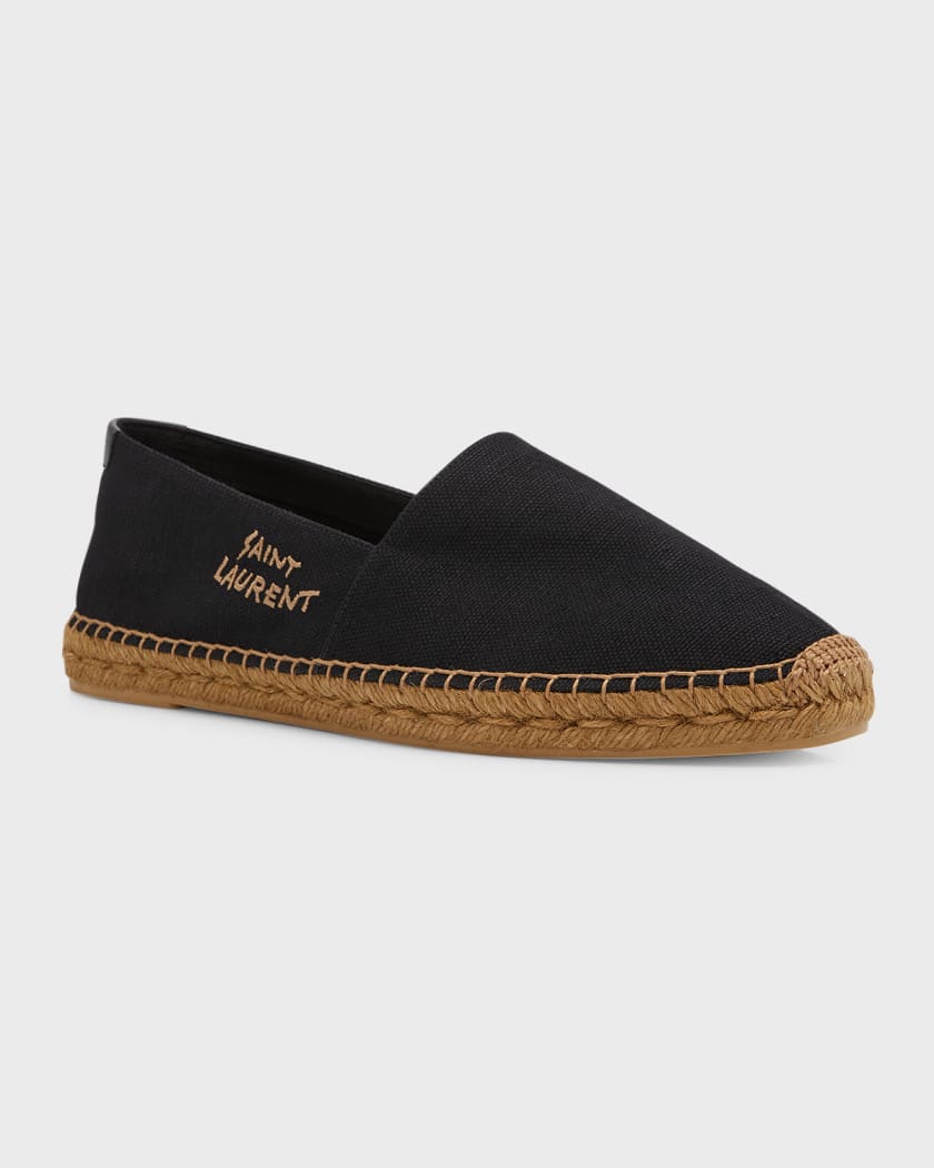 Saint Laurent Paris Black Canvas Espadrilles Size EU 40 Saint Laurent Paris