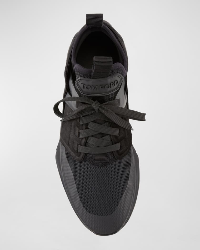 TOM FORD Men's Tonal Knit Trainer Sneakers | Neiman Marcus