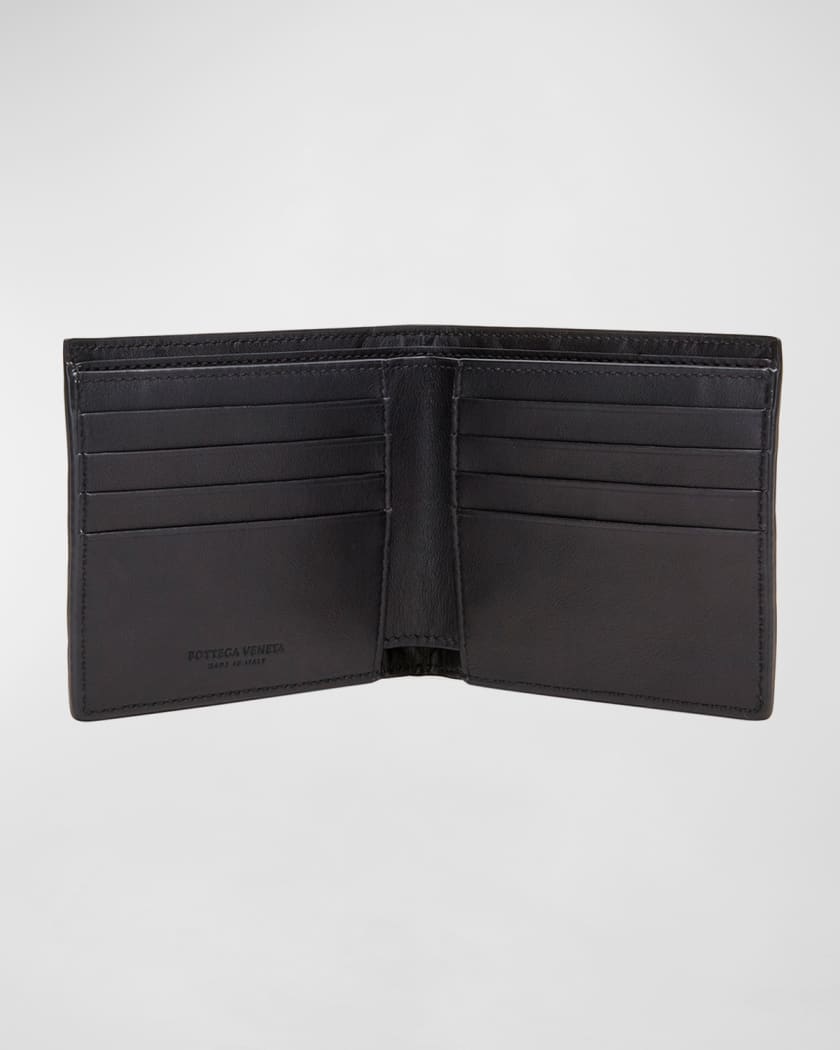 Men's Intrecciato Leather Bifold Wallet