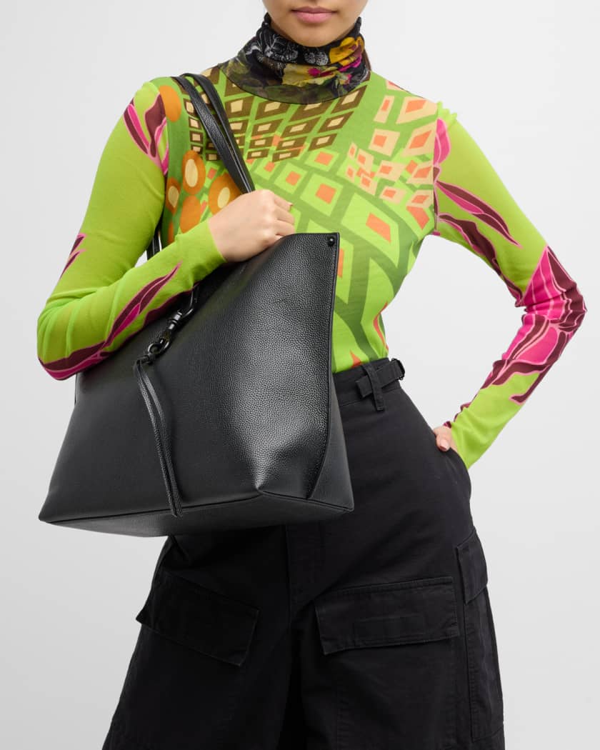 Rebecca minkoff black tote bag on sale