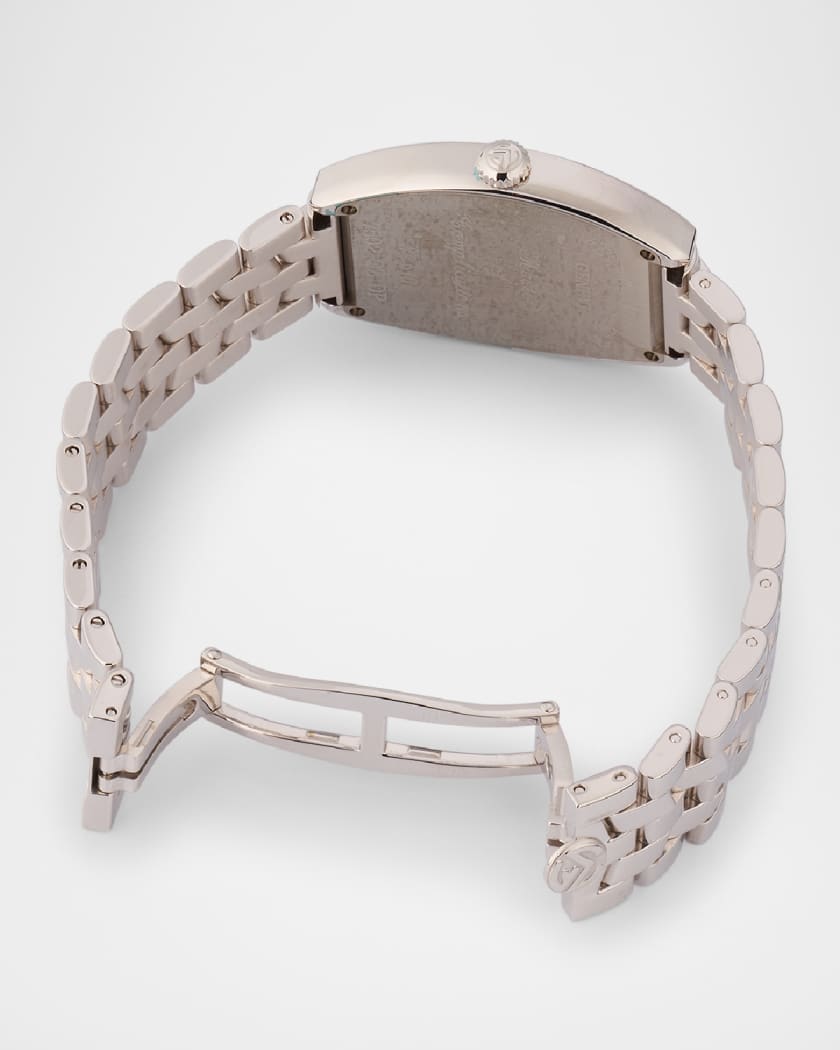Curves Stainless Steel Diamond Watch