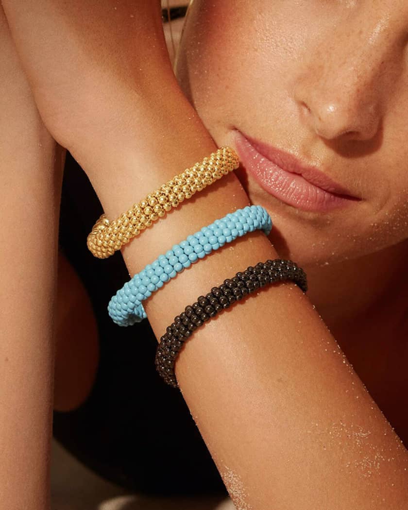 LAGOS Blue Caviar Ceramic Bead 9mm Bracelet Neiman Marcus