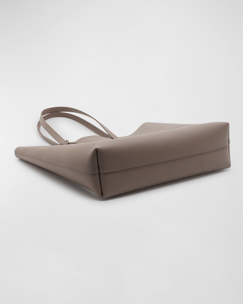 Saint Laurent Shopping North South Toy Tote Bag in Smooth Leather
