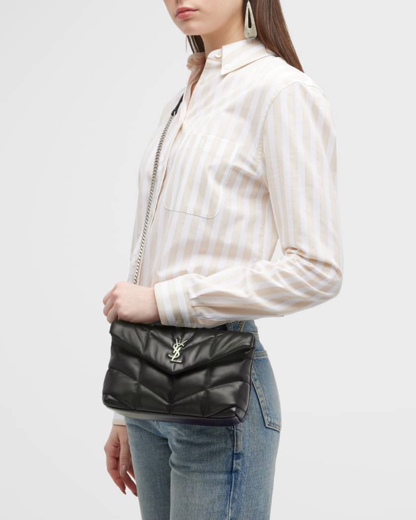 Saint Laurent LouLou Mini Puffer Toy Crossbody Bag • $1,750.00 in 2023