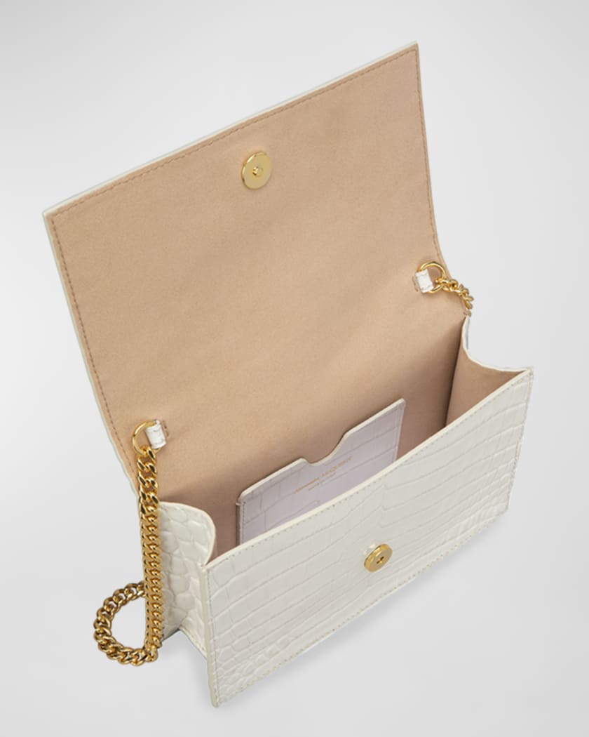 Mock croc cross body bag clearance