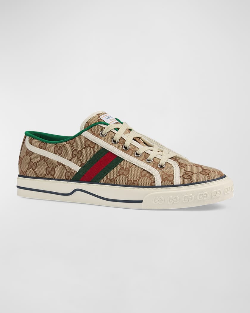 Men's Tennis 1977 GG Canvas Sneakers