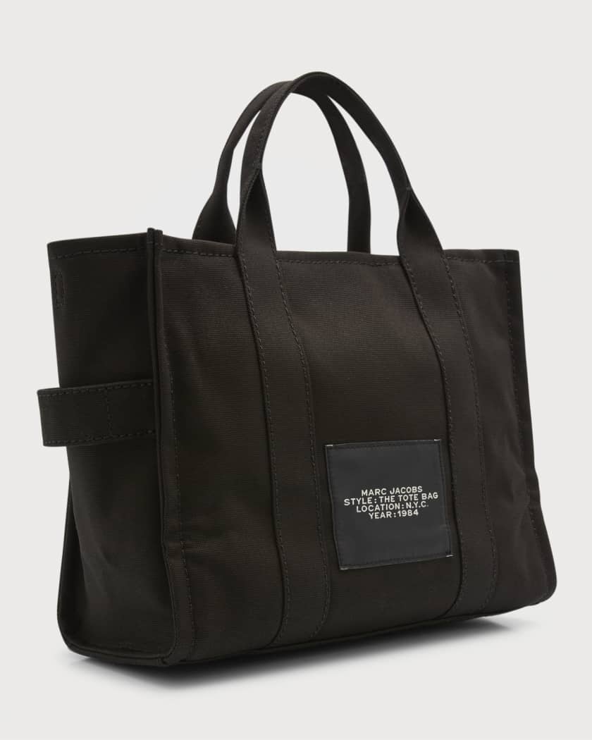 The Medium Canvas Tote Bag in Black - Marc Jacobs