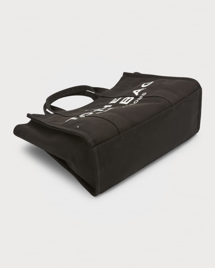 Off-white Medium Leather Box Tote Bag In Black/white