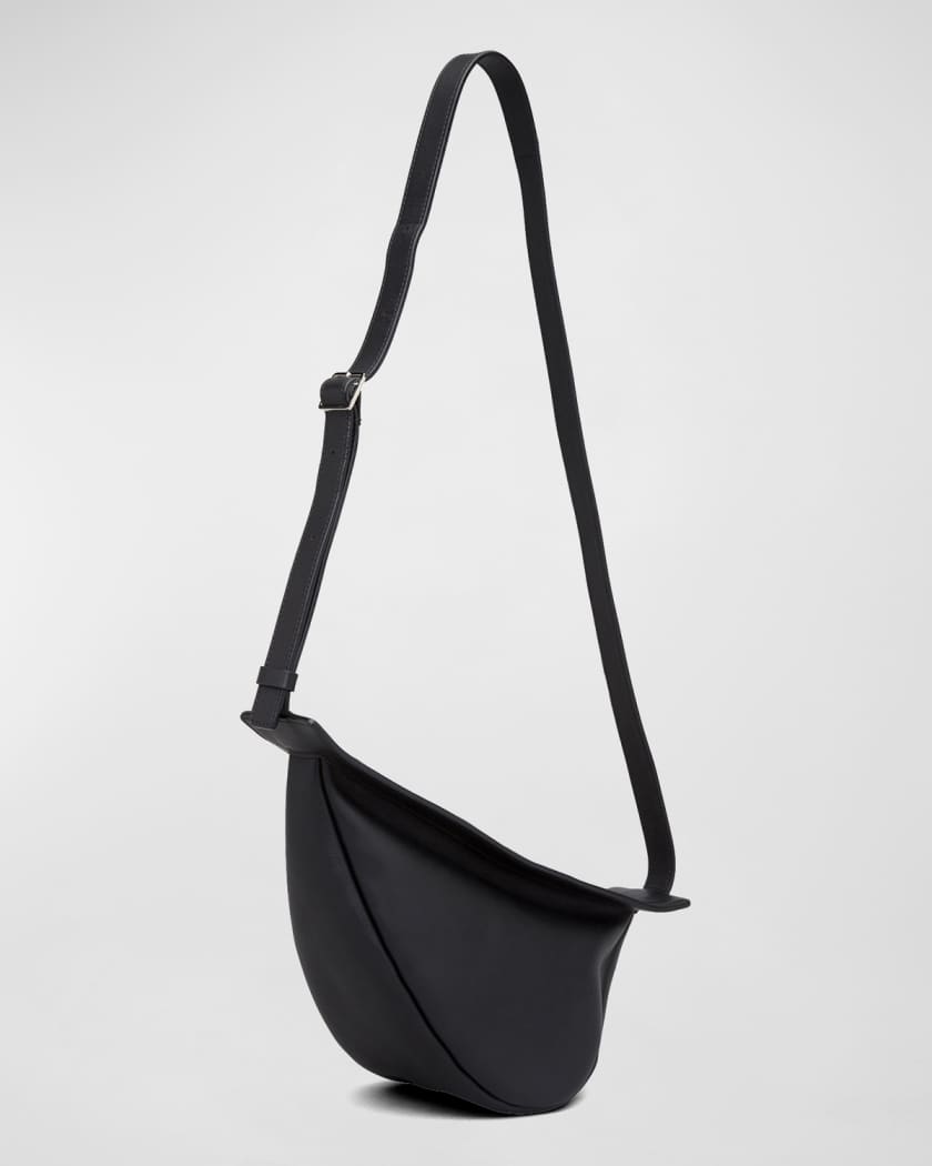 Slouchy Banana Small Crossbody in Smooth Calfskin