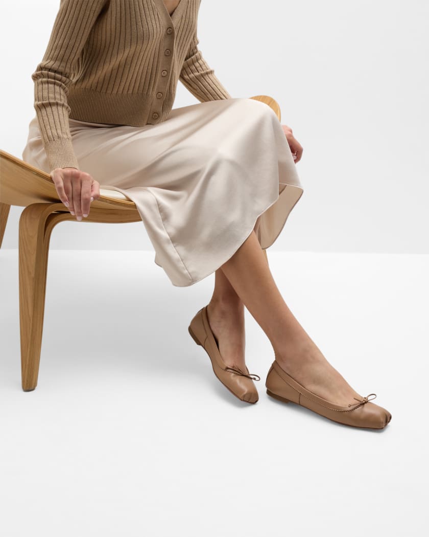 Mamadrague Napa Bow Ballerina Flats