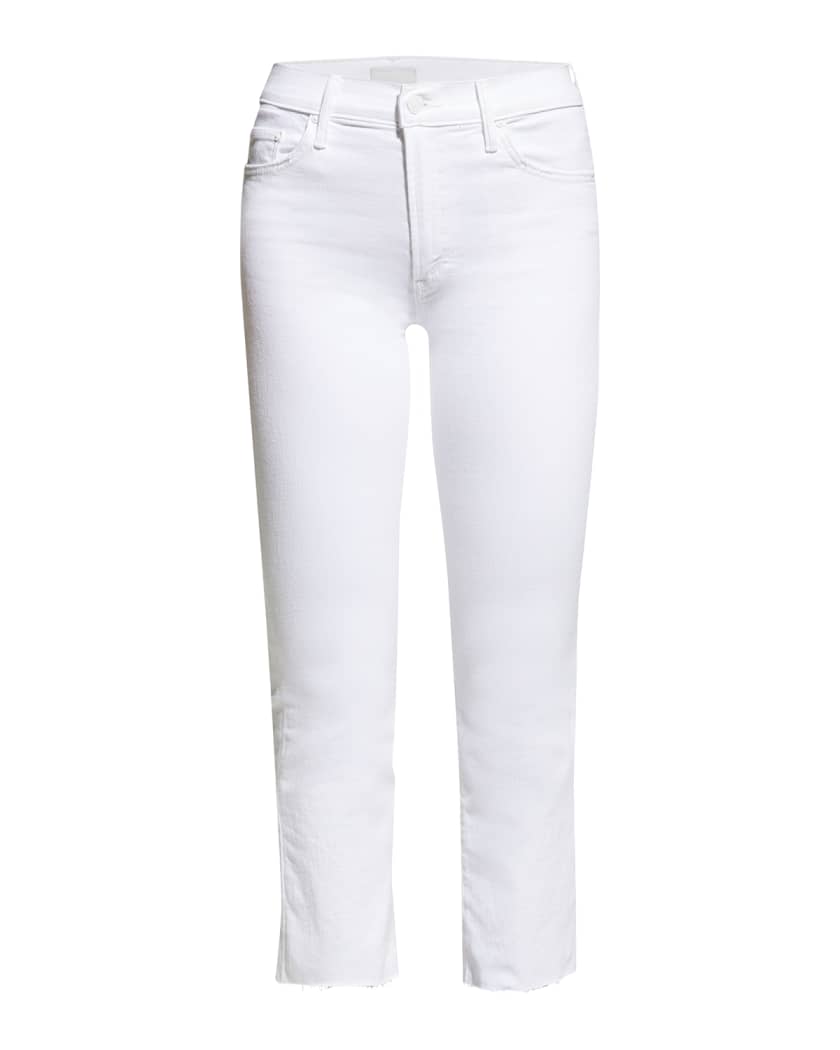 The Insider Crop Step Fray Jeans