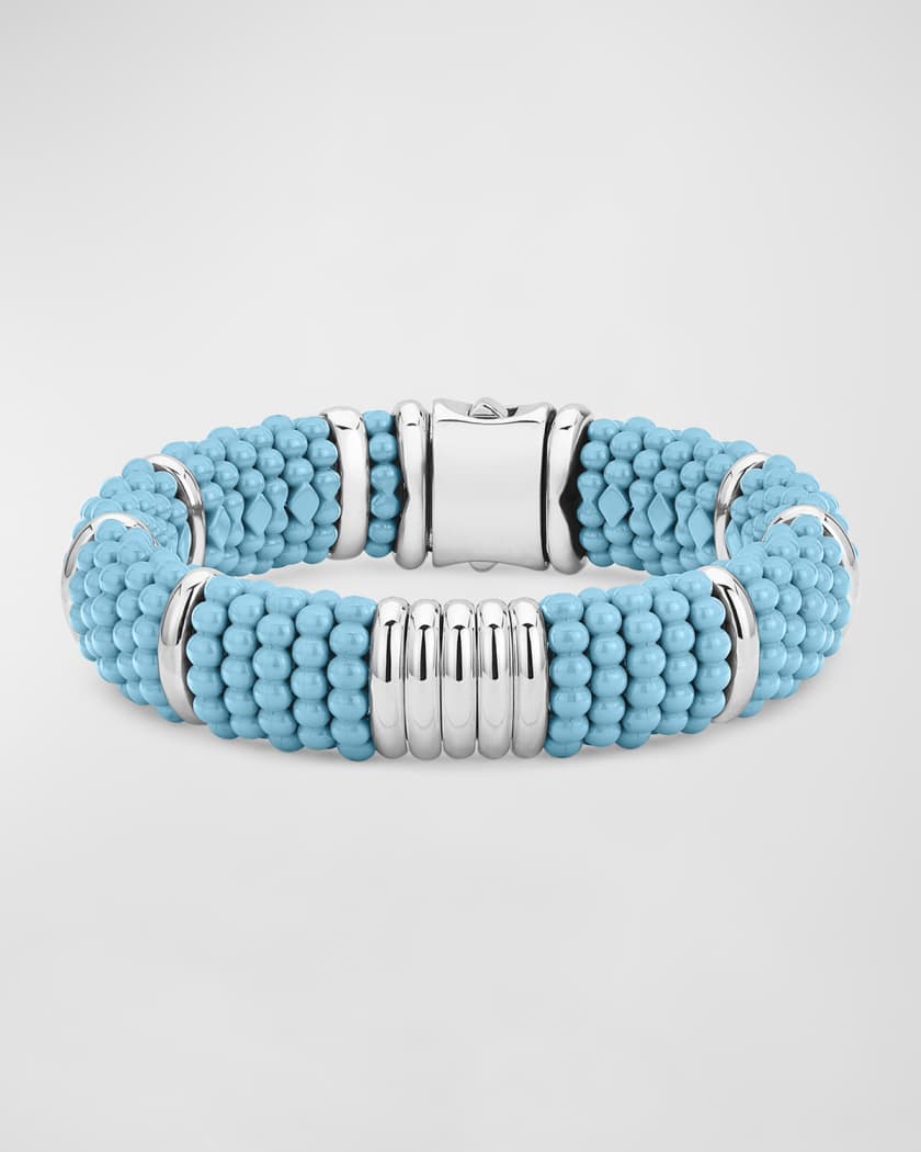 LAGOS Blue Caviar Station Bracelet 15mm Neiman Marcus