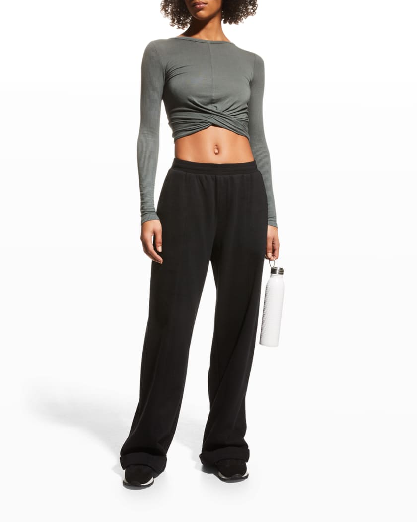 Alo Splice Long Sleeve Crop