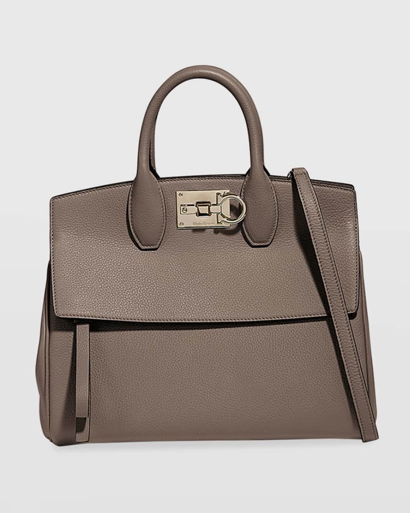 Ferragamo Studio Bag Small Leather Satchel Neiman Marcus