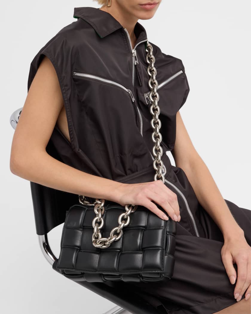 BOTTEGA VENETA Cassette padded intrecciato leather shoulder bag