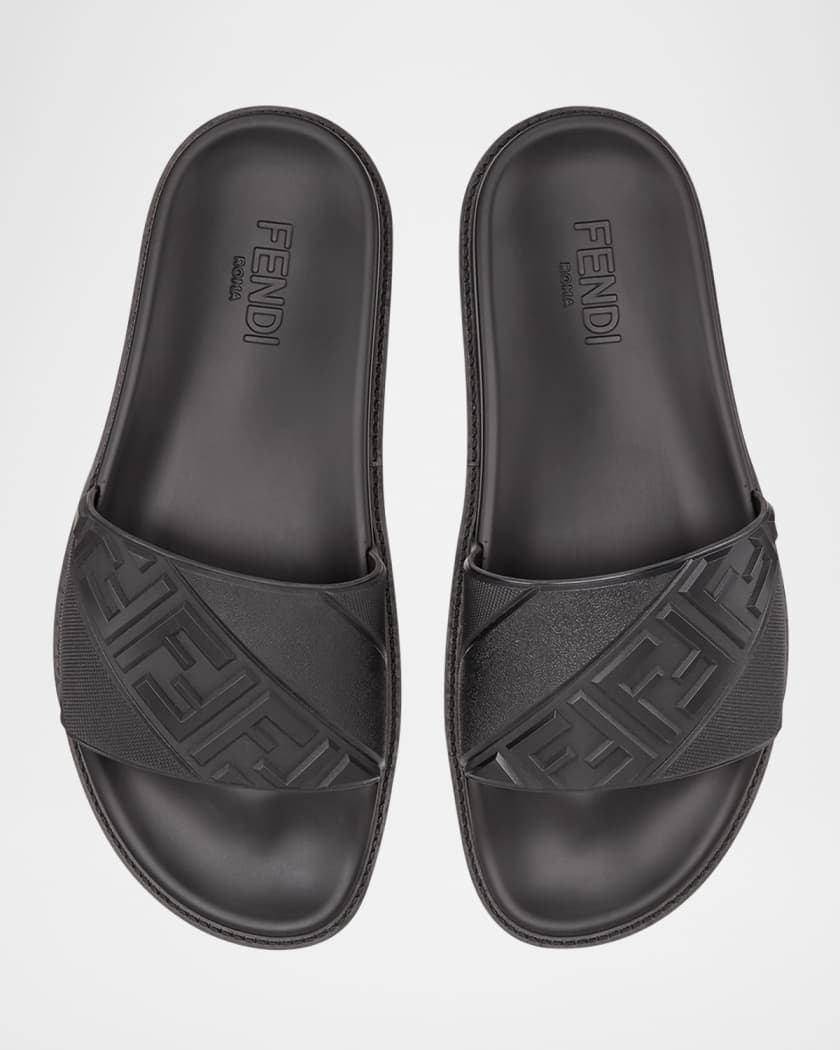 Men's FF Logo Slide Sandals