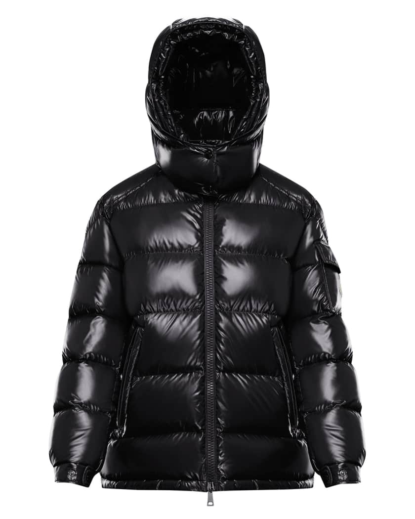 moncler shiny bubble coat