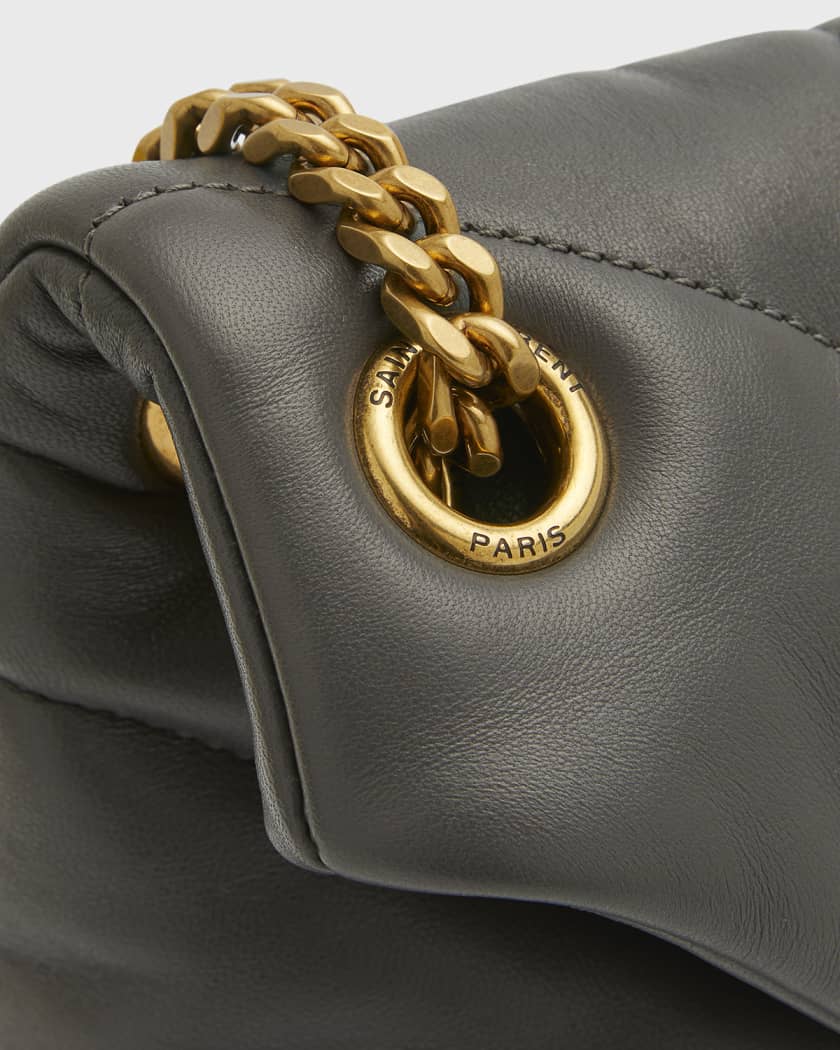 Saint Laurent Small Puffer Metallic Chain Shoulder Bag - Bergdorf Goodman