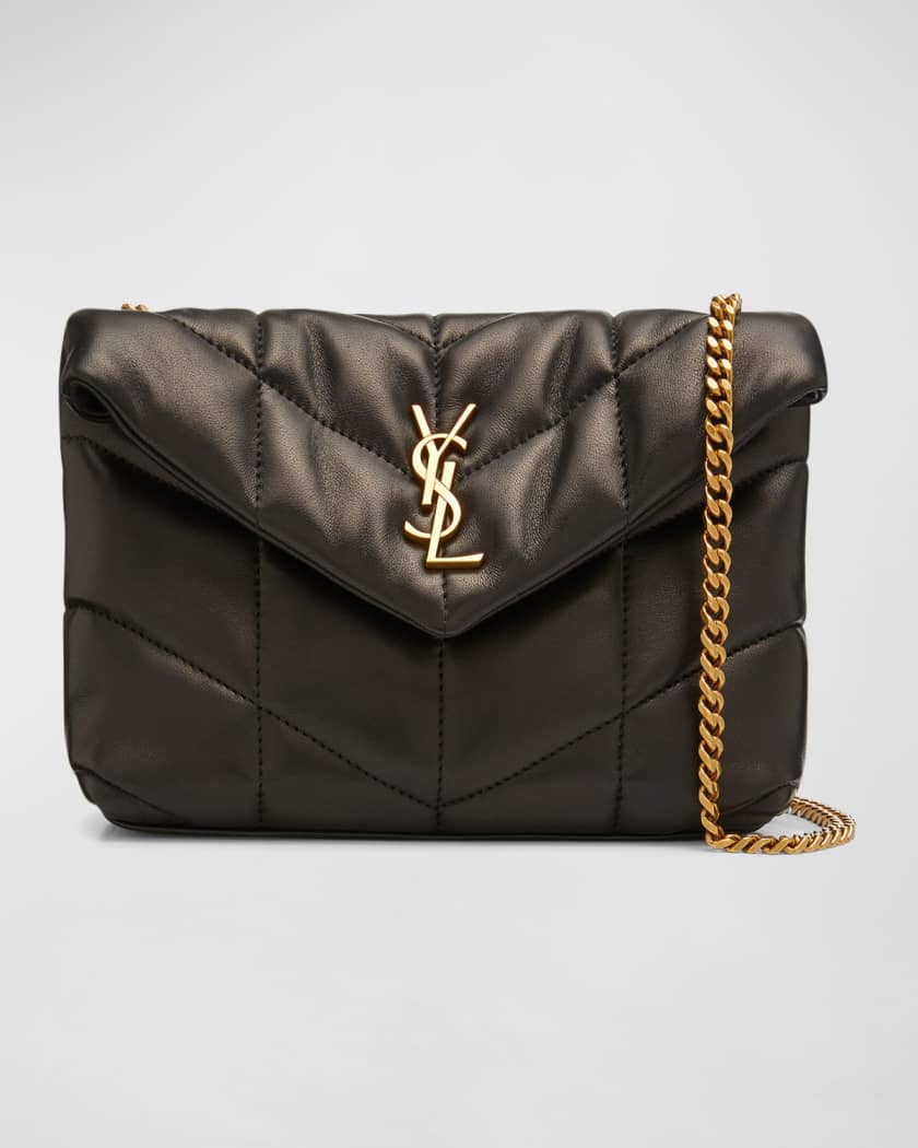Lou Puffer Toy YSL Crossbody Bag in Quilted Leather