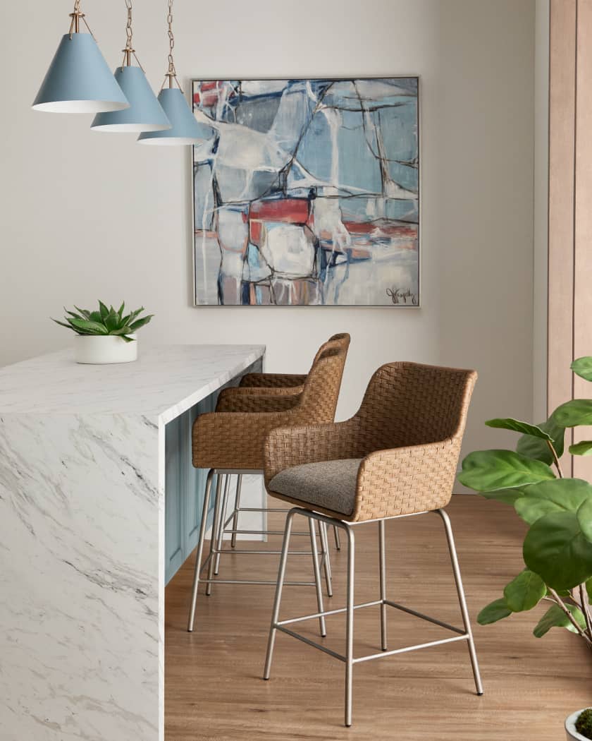 Bernhardt Meade Swivel Bar Stool, 30