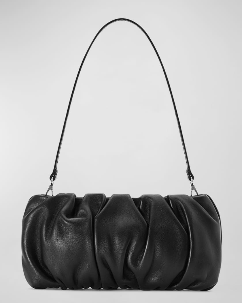 Black Convertible Leather Bag