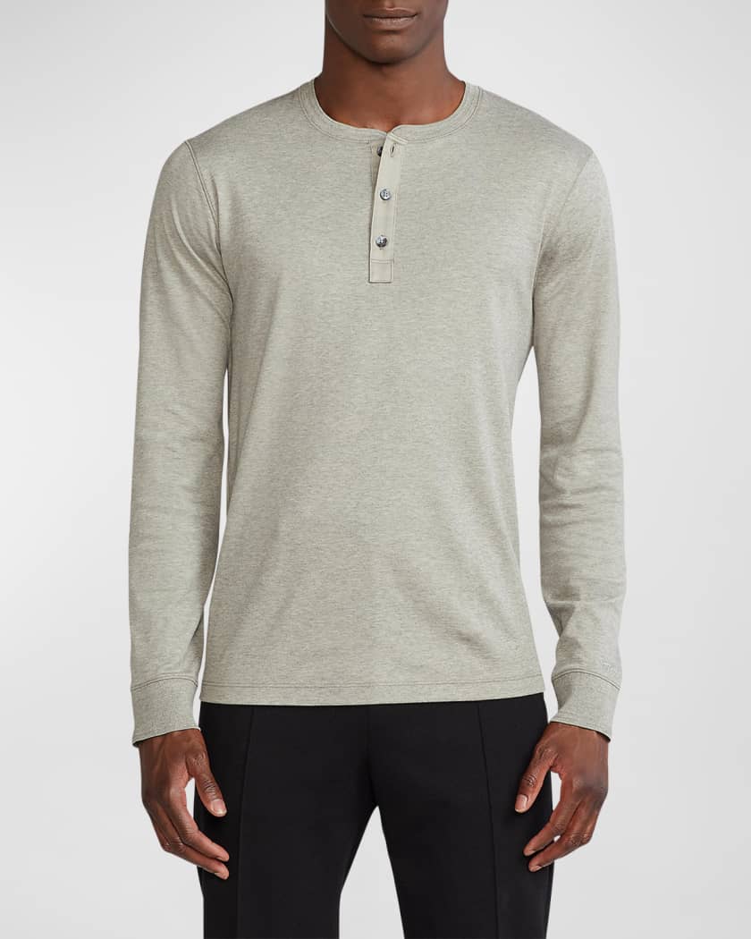 Polo Ralph Lauren Blue Long-Sleeve Interlock T-Shirt