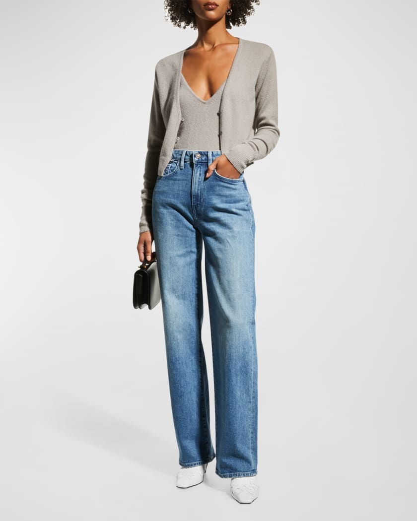 Lafayette 148 New York Cropped White Jeans