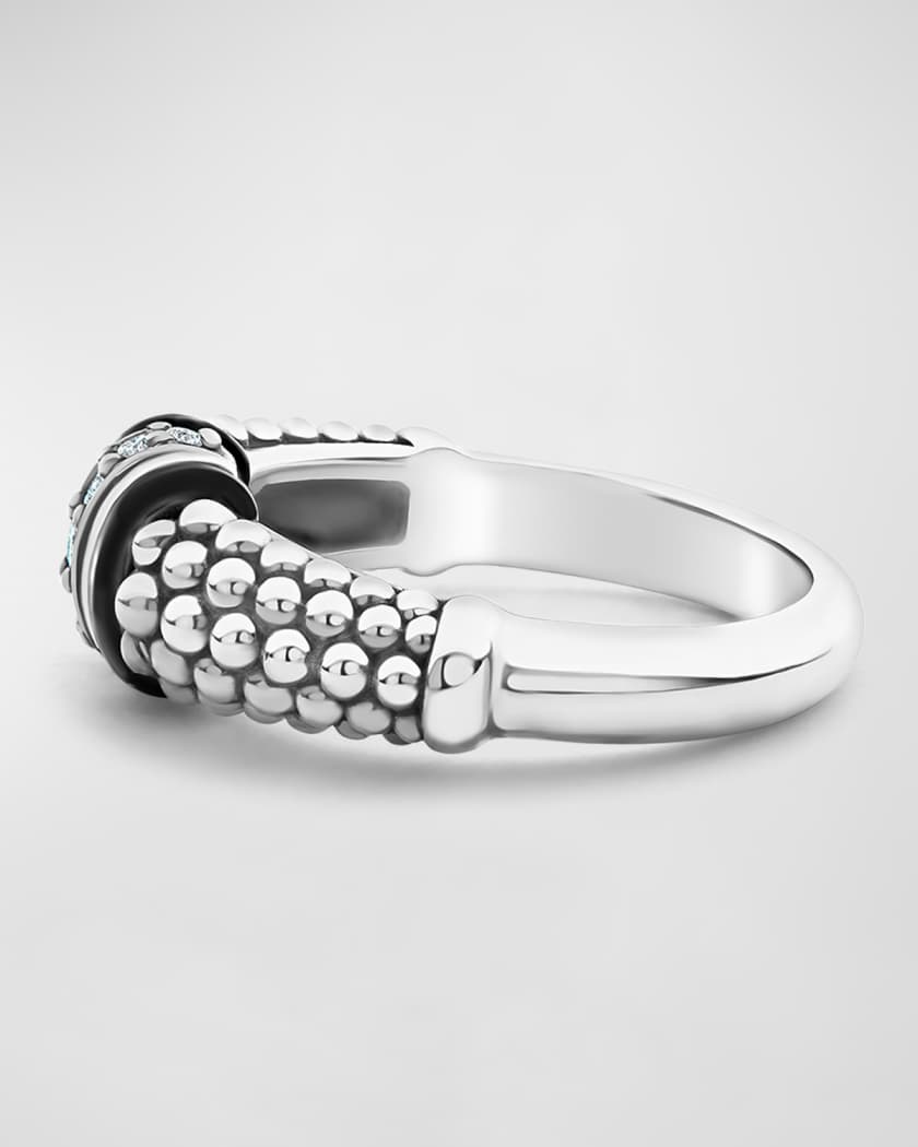 Lagos black shop caviar ring