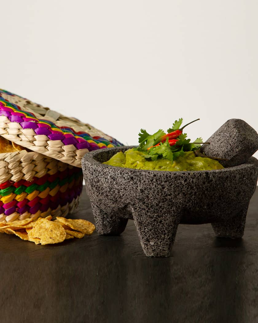 Molcajete in Basket