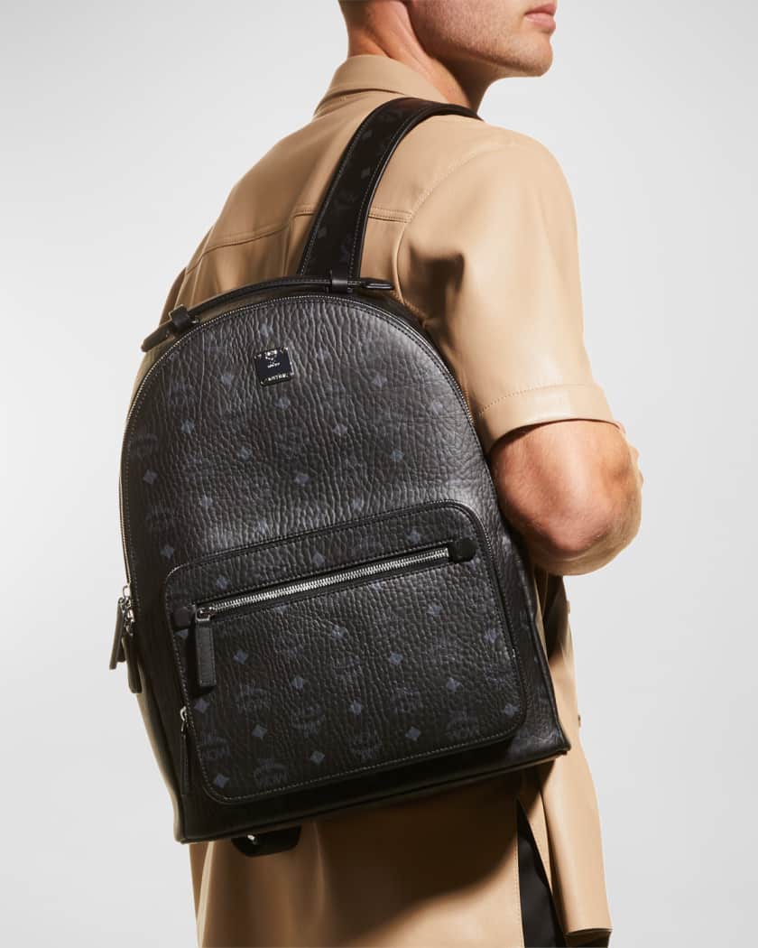 Authentic Second Hand MCM Stark Studded Backpack (PSS-F72-00003) THE ...