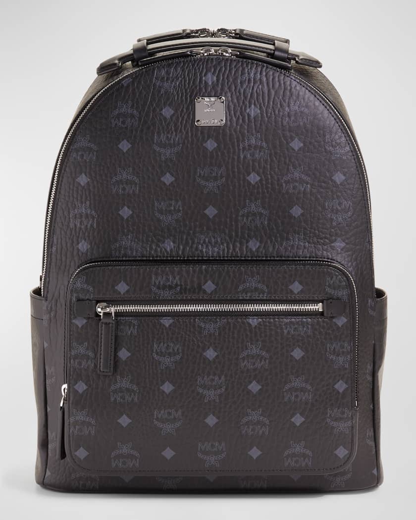 mcm blue backpack men