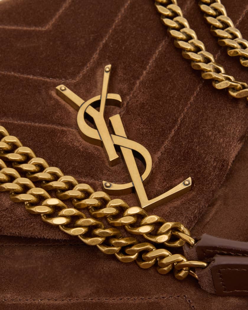 Ysl book bag in leather and suede deals