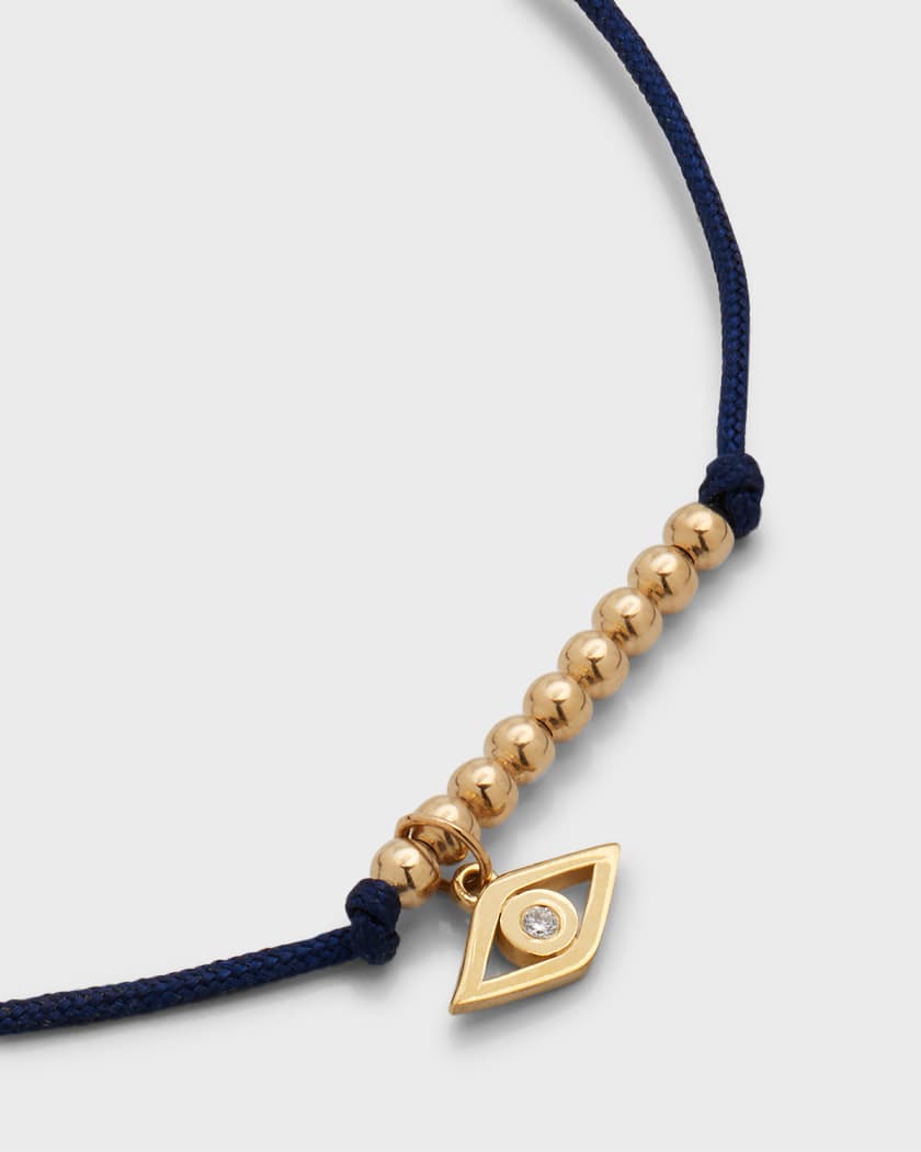 Evil eye pull chain bracelet deals
