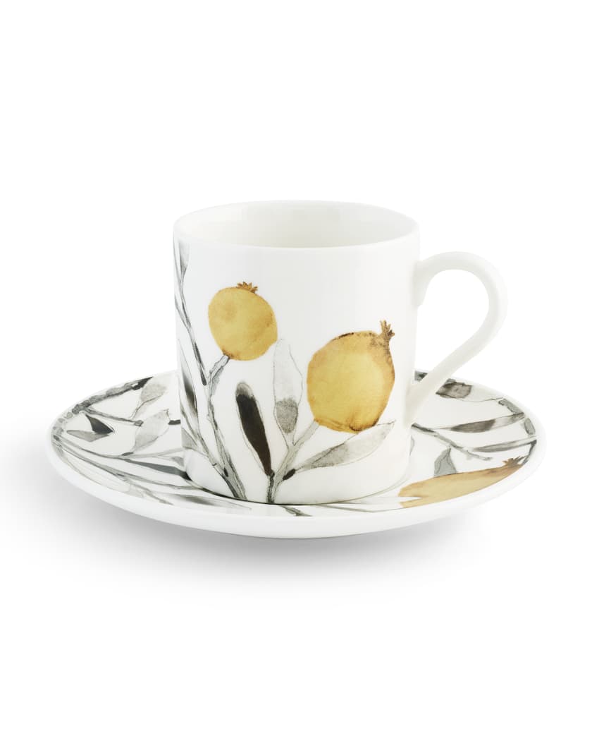 Pomegranate Demitasse Set