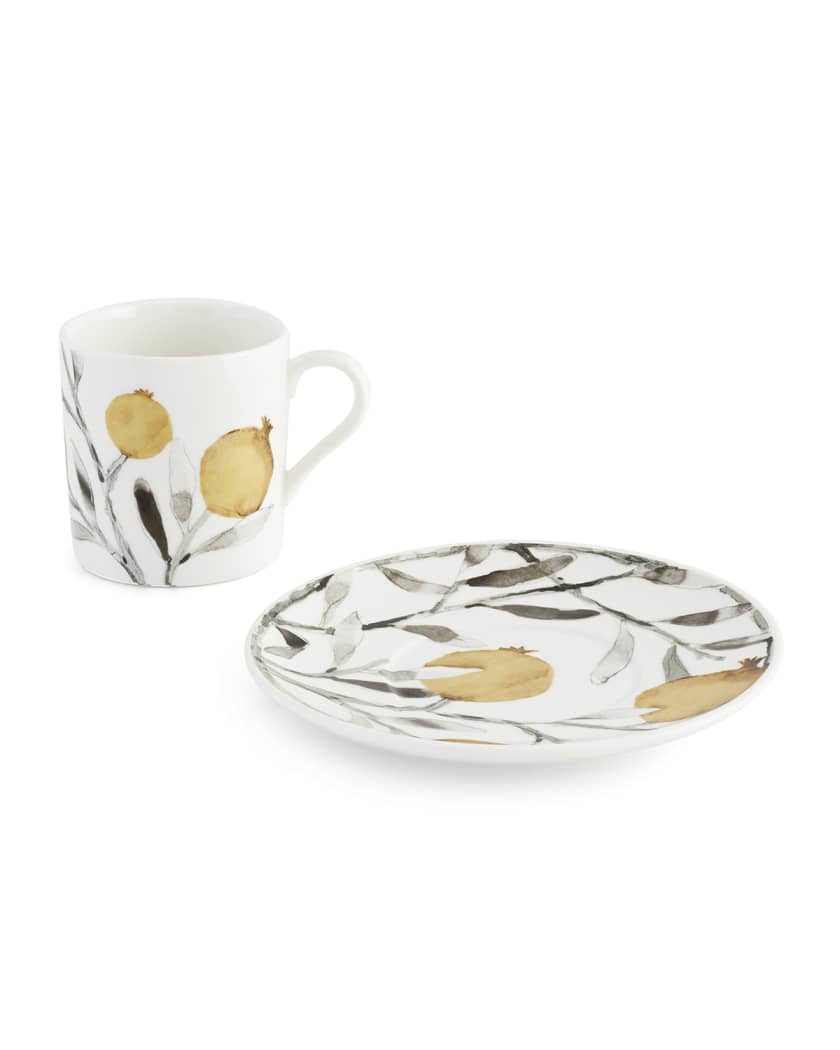 Pomegranate Demitasse Set