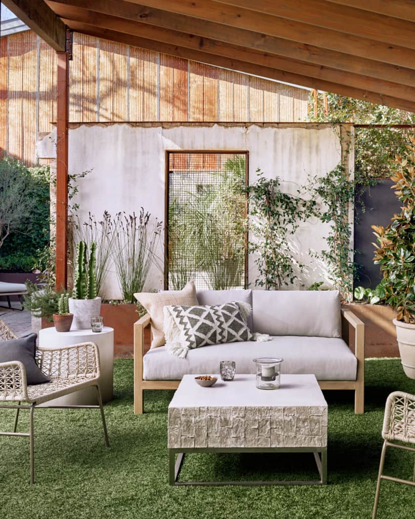 Four Hands Bandera Outdoor Woven Club Chair Neiman Marcus