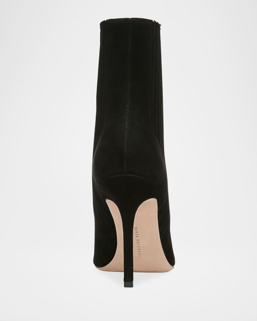 Lisa Suede Stiletto Ankle Booties