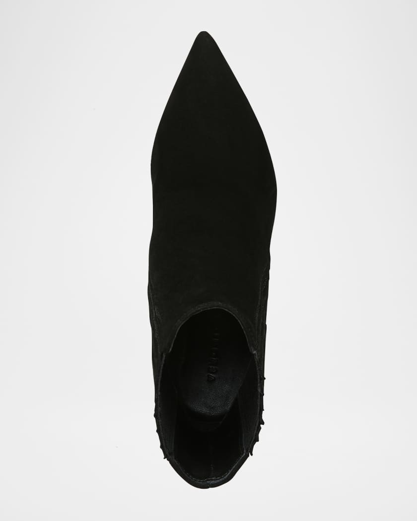 Lisa Suede Stiletto Ankle Booties